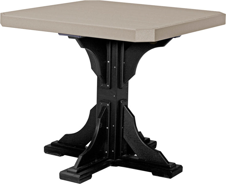 LCP41STWWBC-LuxCraft-Square Table-Pangaea Patio