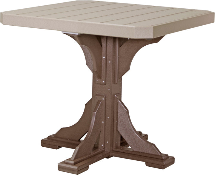 LCP41STWWCBRC-LuxCraft-Square Table-Pangaea Patio