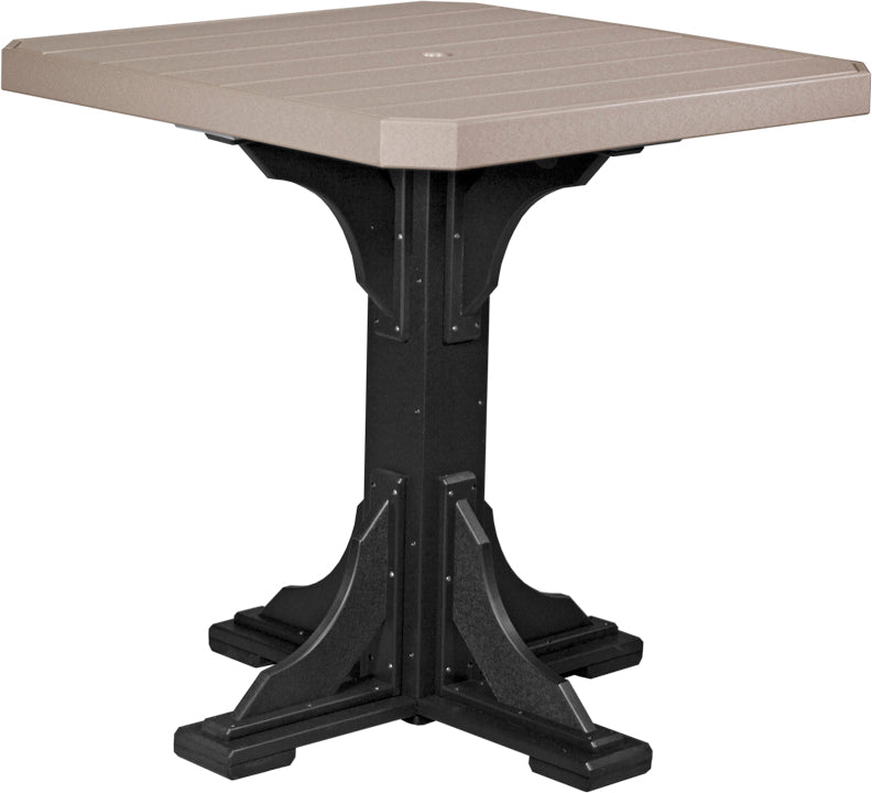 LCP41STWWBB-LuxCraft-Square Table-Pangaea Patio