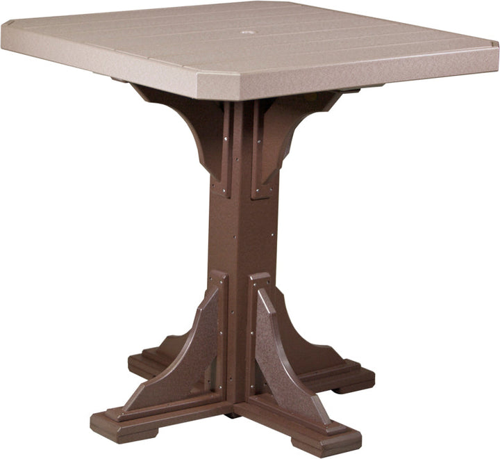 LCP41STWWCBRB-LuxCraft-Square Table-Pangaea Patio