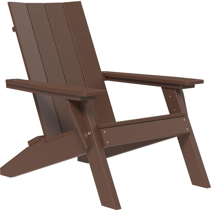 LCUACCBR-LuxCraft-Urban Adirondack Chair-Chestnut Brown-Pangaea Patio
