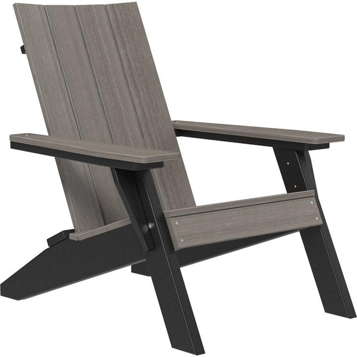 LCUACCGB-LuxCraft-Urban Adirondack Chair-Coastal Gray Black-Pangaea Patio