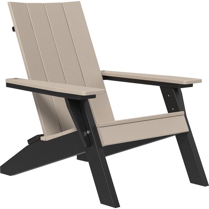LCUACWWB-LuxCraft-Urban Adirondack Chair-Weatherwood Black-Pangaea Patio