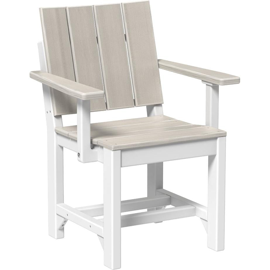 LCUARCDAMB-LuxCraft-Urban Arm Chair-Dining-Antique Mahogany Black-Pangaea Patio