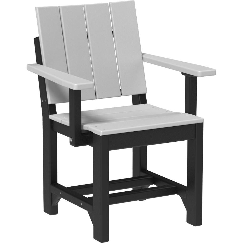LCUARCDCHB-LuxCraft-Urban Arm Chair-Dining-Cherrywood Black-Pangaea Patio