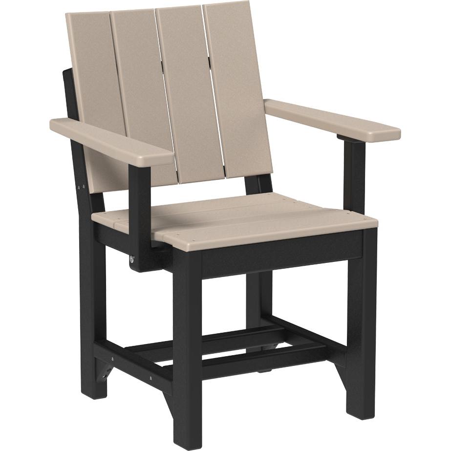 LCUARCDWW-LuxCraft-Urban Arm Chair-Dining-Weatherwood-Pangaea Patio