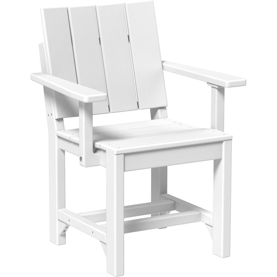 LCUARCDWWCBR-LuxCraft-Urban Arm Chair-Dining-Weatherwood Chestnut Brown-Pangaea Patio