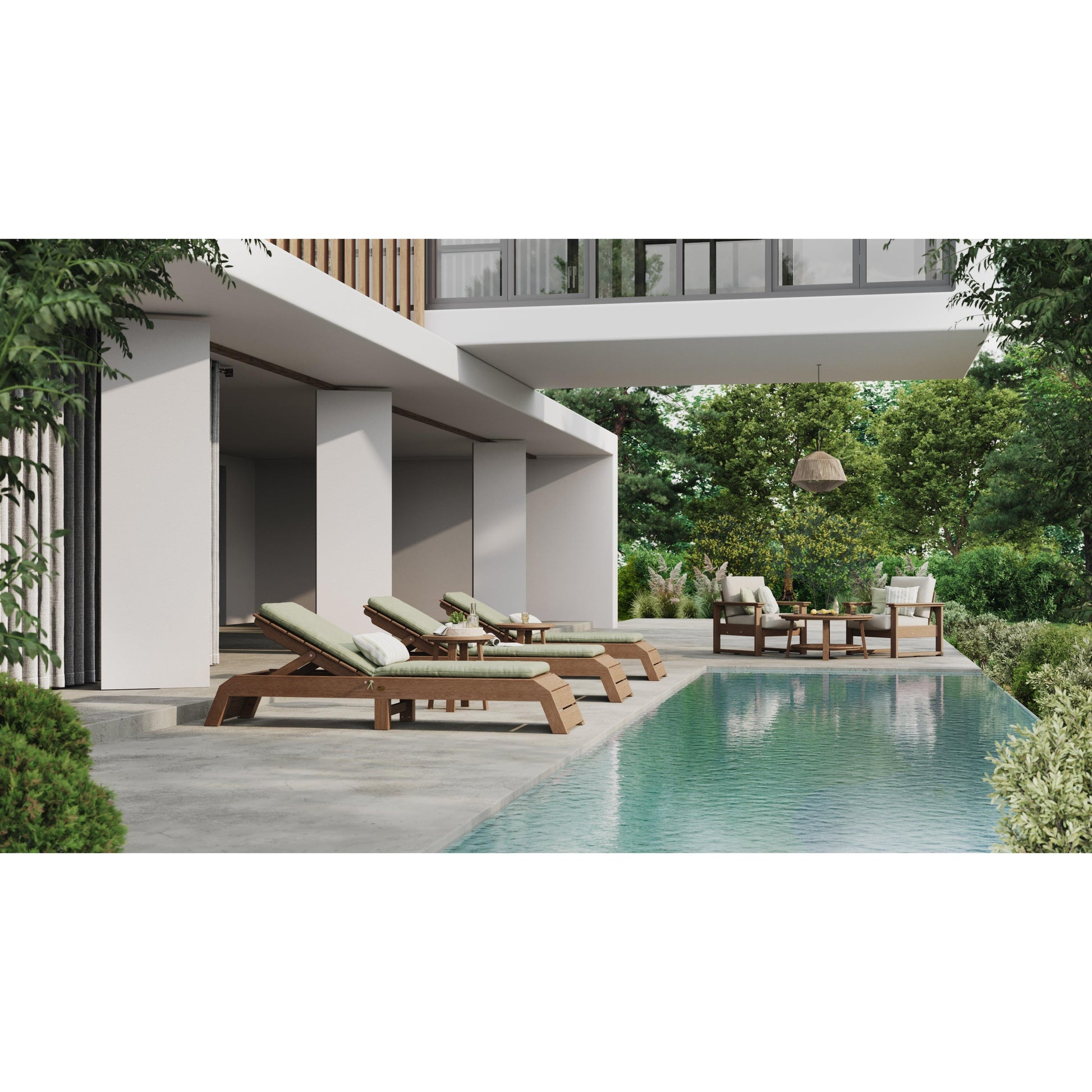 -LuxCraft-Urban Chaise Lounge-Pangaea Patio