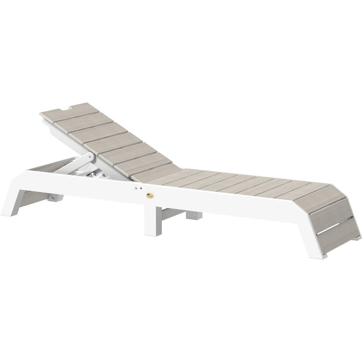 LCUCLBIW-LuxCraft-Urban Chaise Lounge-Birch White-Pangaea Patio