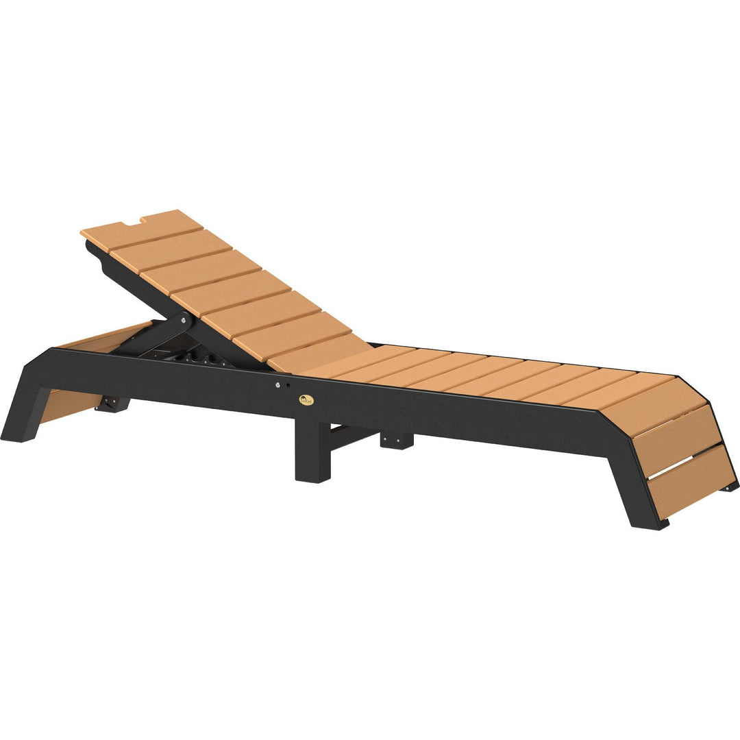 LCUCLCB-LuxCraft-Urban Chaise Lounge-Cedar Black-Pangaea Patio