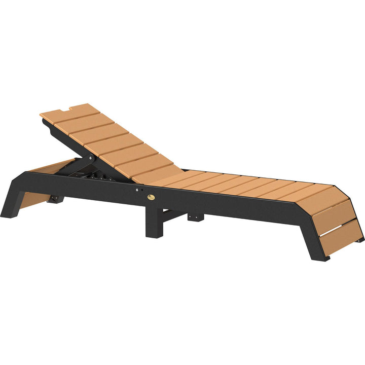 LCUCLCB-LuxCraft-Urban Chaise Lounge-Cedar Black-Pangaea Patio