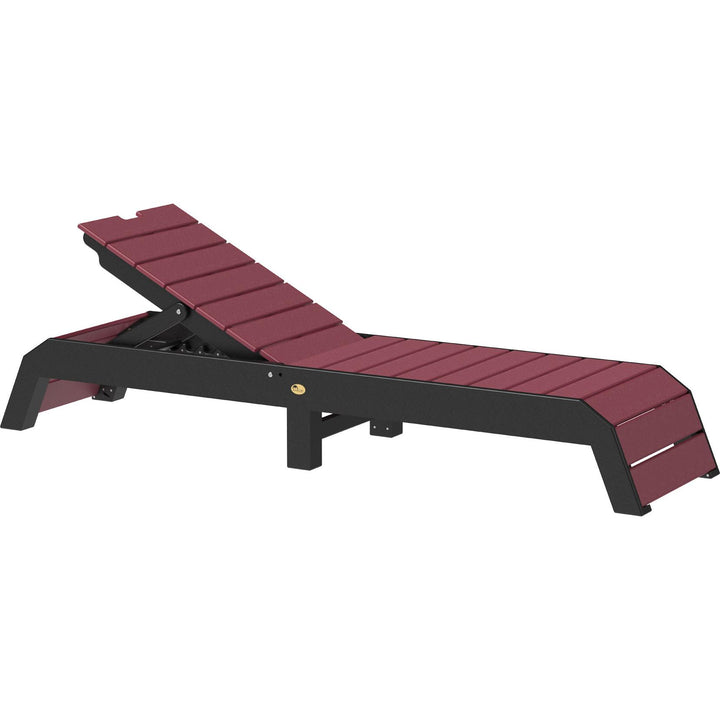 LCUCLCHB-LuxCraft-Urban Chaise Lounge-Cherrywood Black-Pangaea Patio