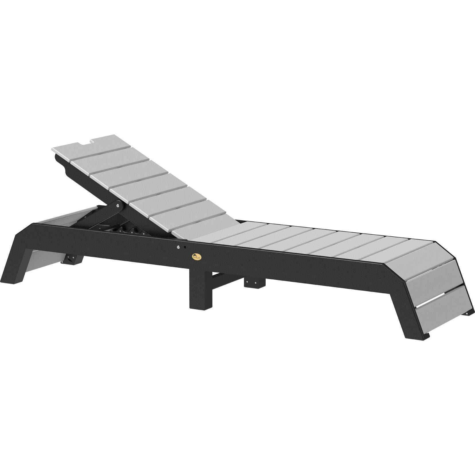 LCUCLDGB-LuxCraft-Urban Chaise Lounge-Dove Gray Black-Pangaea Patio