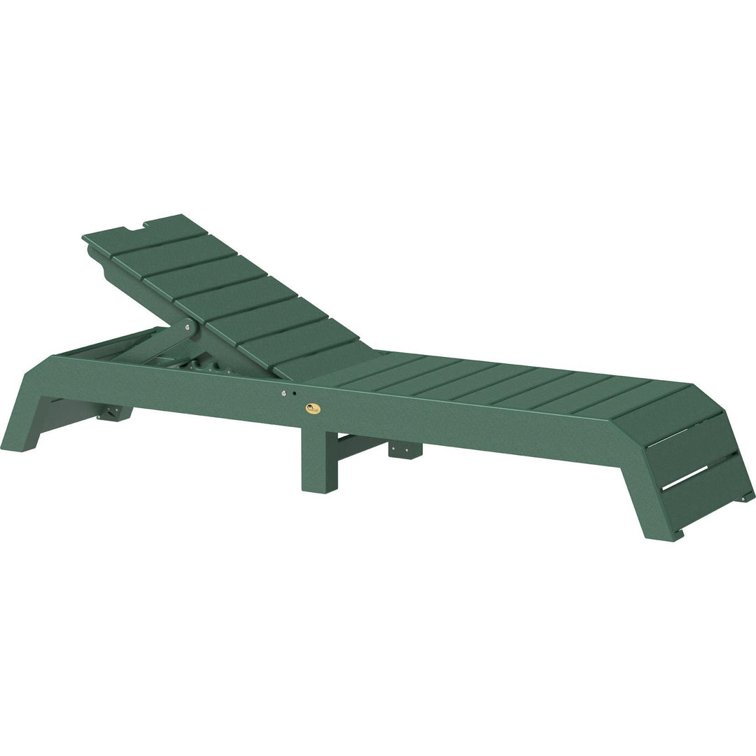LCUCLG-LuxCraft-Urban Chaise Lounge-Green-Pangaea Patio