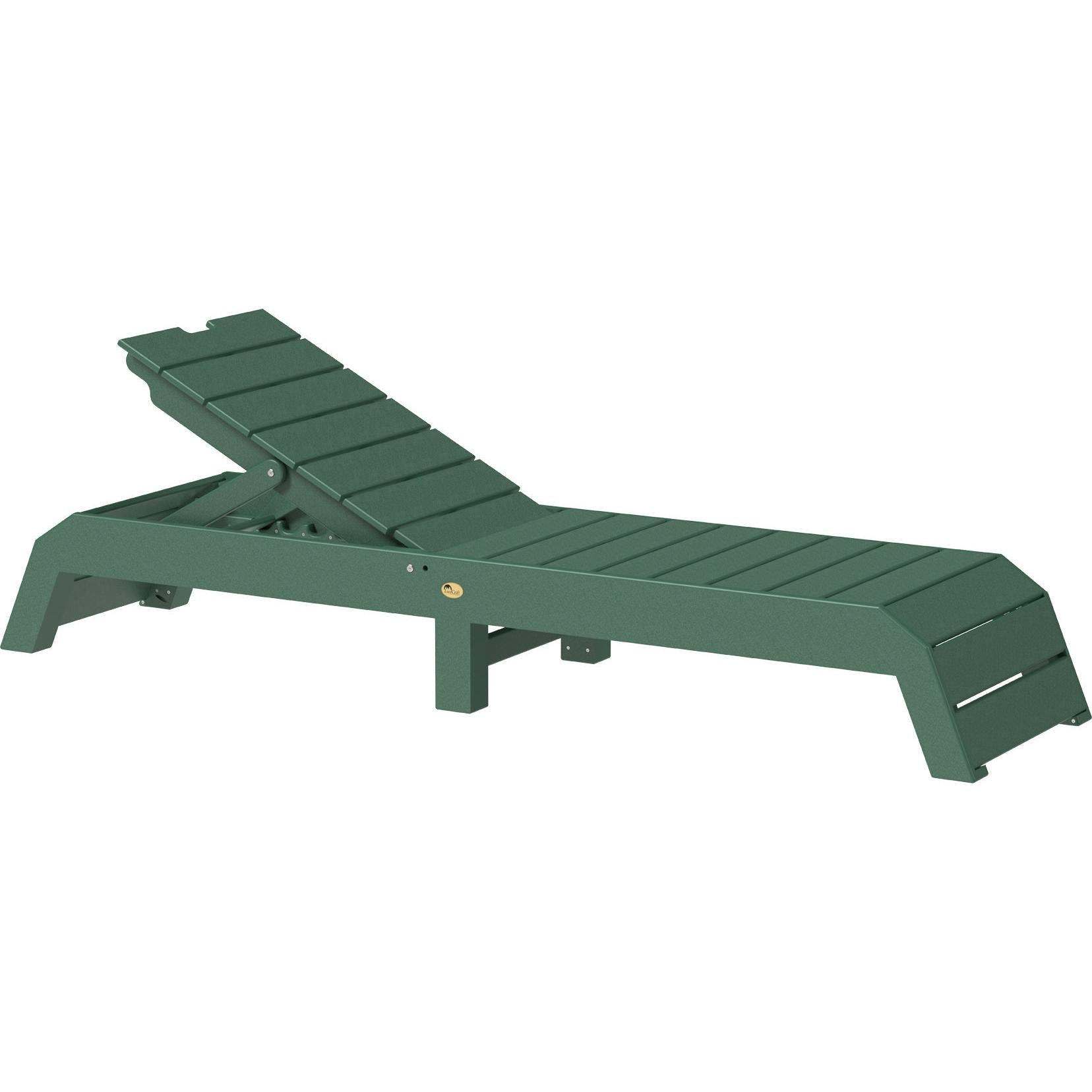 LCUCLG-LuxCraft-Urban Chaise Lounge-Green-Pangaea Patio