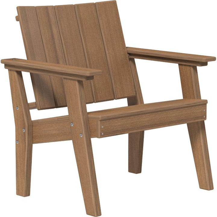 LCUCCAM-LuxCraft-Urban Chat Chair-Antique Mahogany-Pangaea Patio