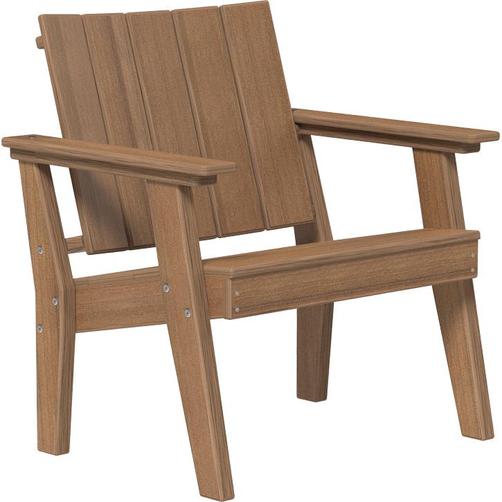 LCUCCAM-LuxCraft-Urban Chat Chair-Antique Mahogany-Pangaea Patio