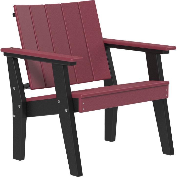 LCUCCCHB-LuxCraft-Urban Chat Chair-Cherrywood Black-Pangaea Patio