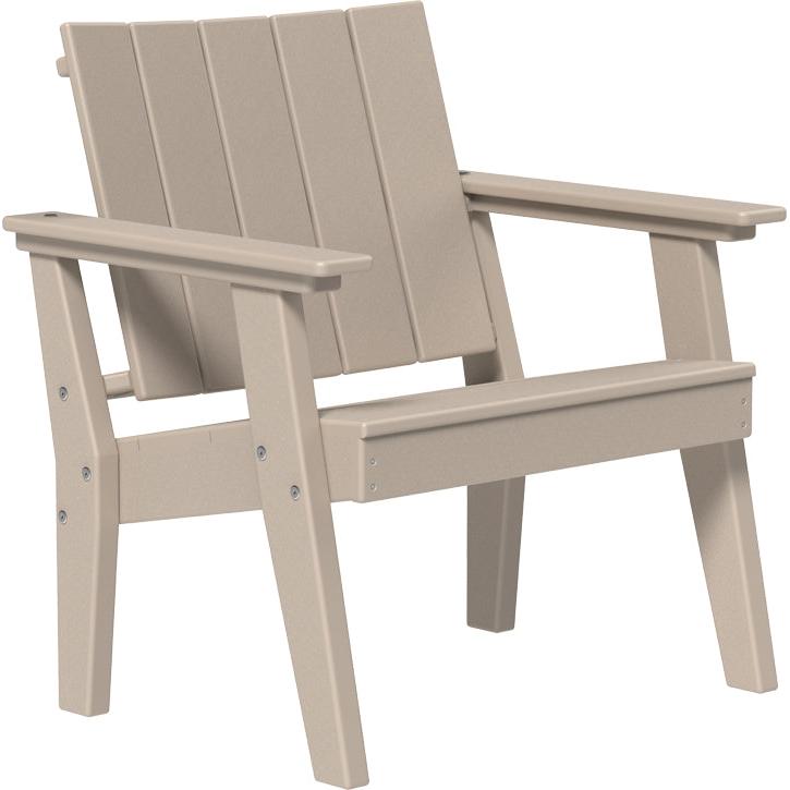 LCUCCWW-LuxCraft-Urban Chat Chair-Weatherwood-Pangaea Patio