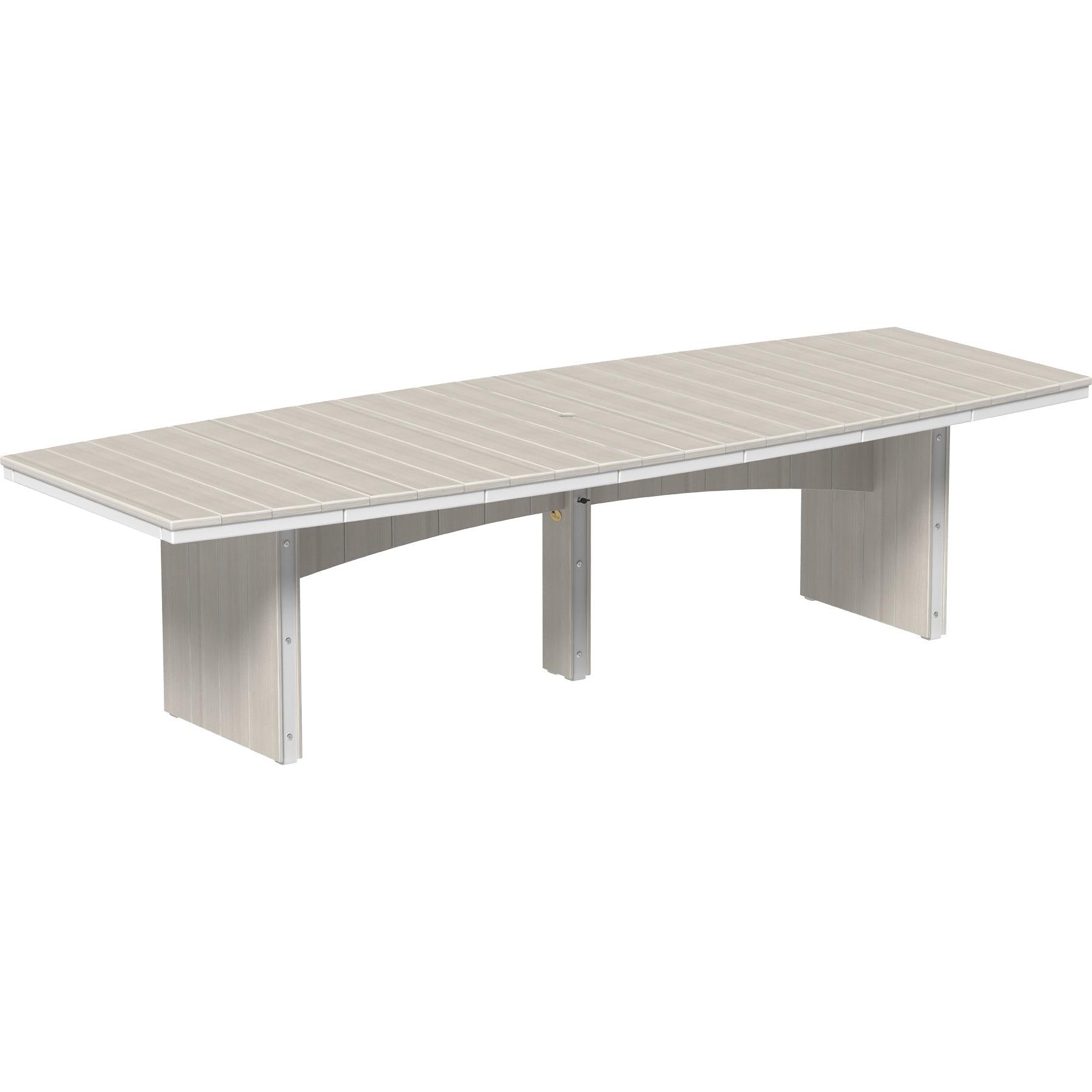 LCUDT410ODW-LuxCraft-Urban Oval Dining Table (48" x 120")-Dining-White-Pangaea Patio