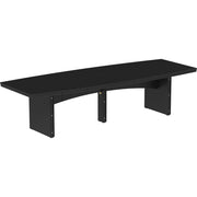 LCUDT410ODBK-LuxCraft-Urban Oval Dining Table (48" x 120")-Dining-Black-Pangaea Patio