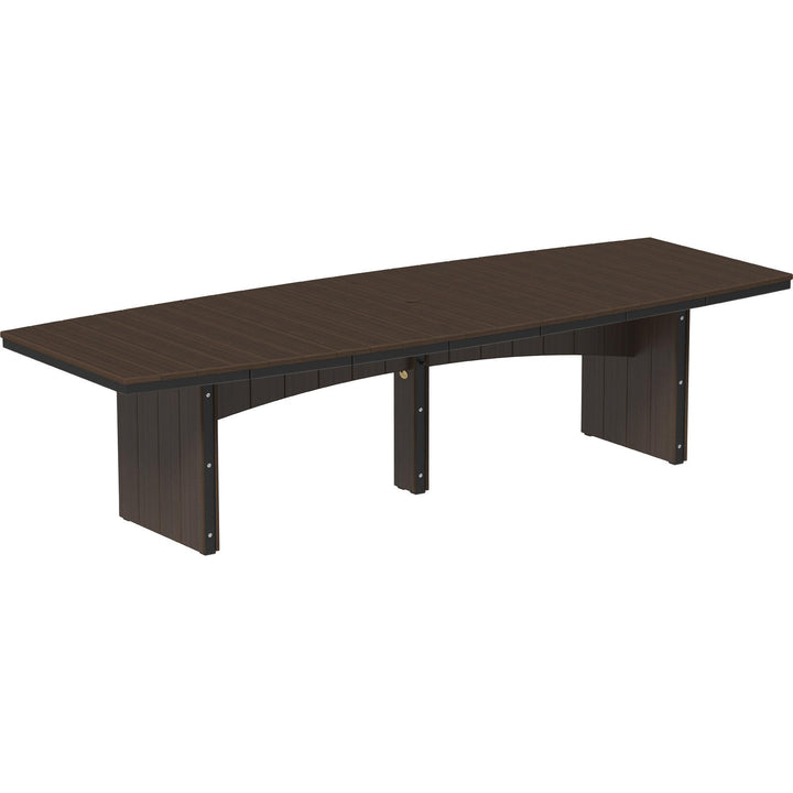LCUDT410ODAM-LuxCraft-Urban Oval Dining Table (48" x 120")-Dining-Antique Mahogany-Pangaea Patio