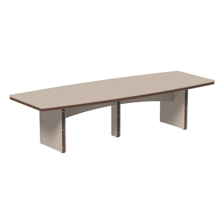 LCUDT410ODG-LuxCraft-Urban Oval Dining Table (48" x 120")-Dining-Green-Pangaea Patio