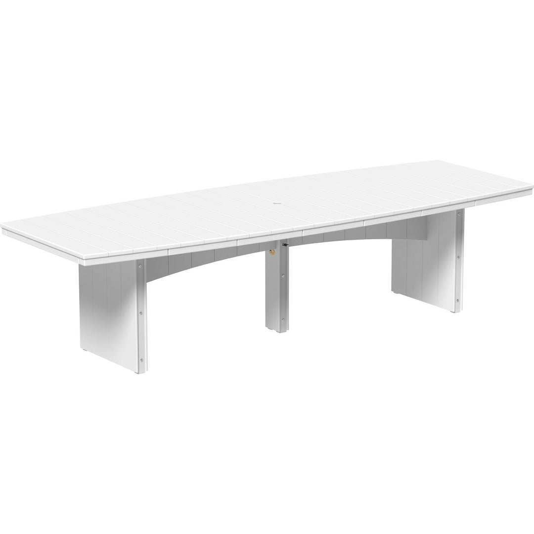 LCUDT410ODWW-LuxCraft-Urban Oval Dining Table (48" x 120")-Dining-Weatherwood-Pangaea Patio