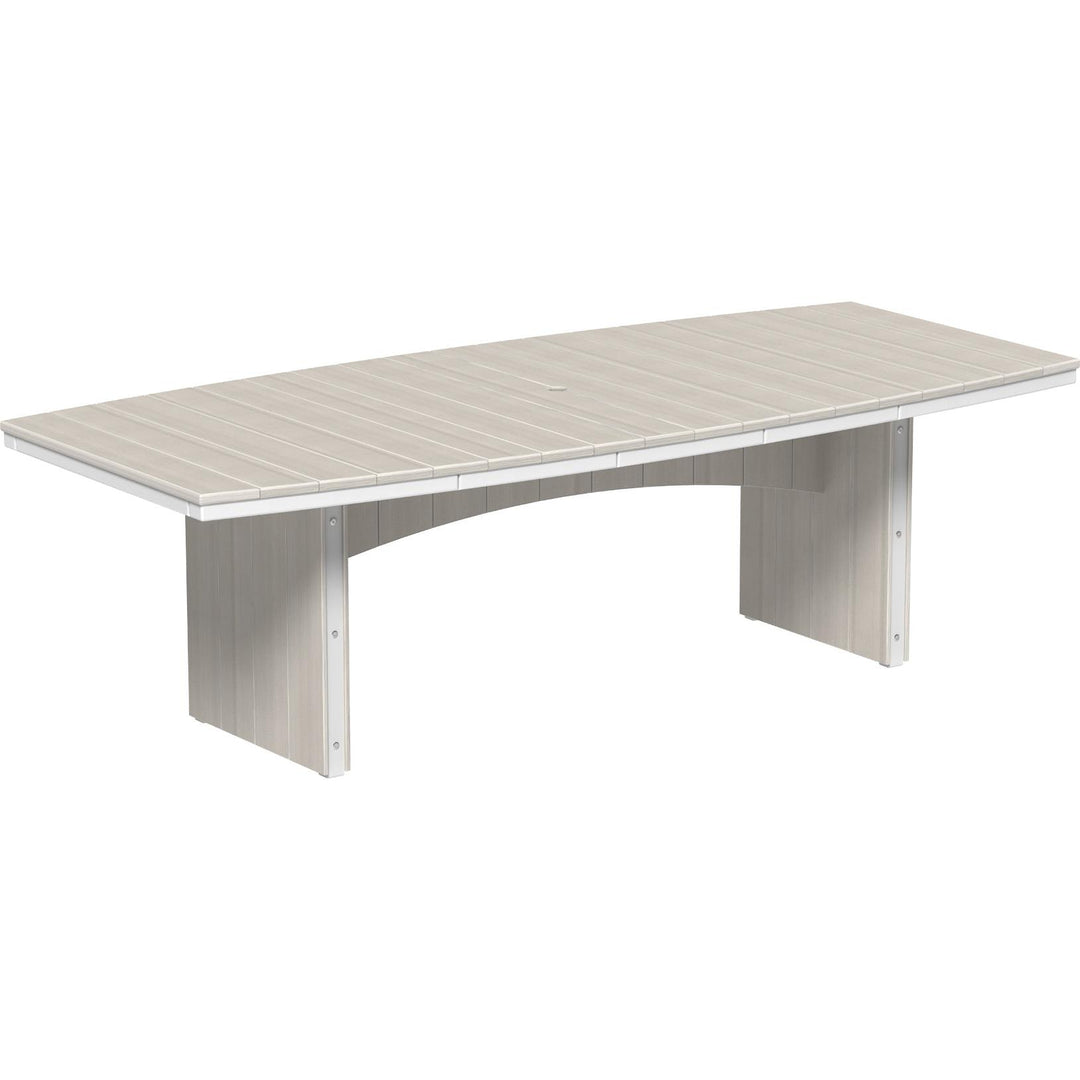 LCUDT48ODW-LuxCraft-Urban Oval Dining Table (48" x 96")-Dining-White-Pangaea Patio