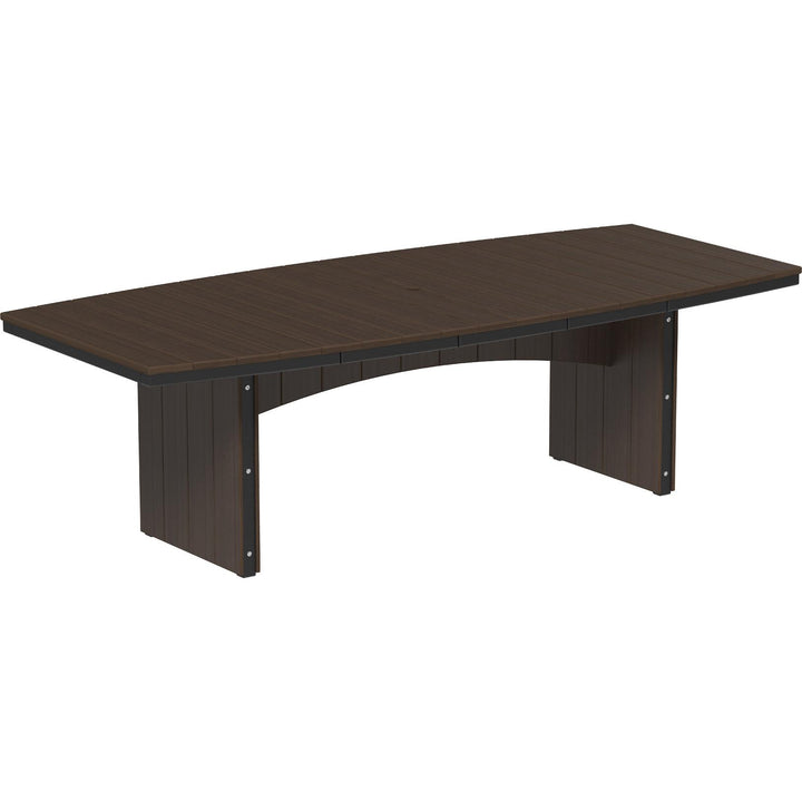 LCUDT48ODAM-LuxCraft-Urban Oval Dining Table (48" x 96")-Dining-Antique Mahogany-Pangaea Patio