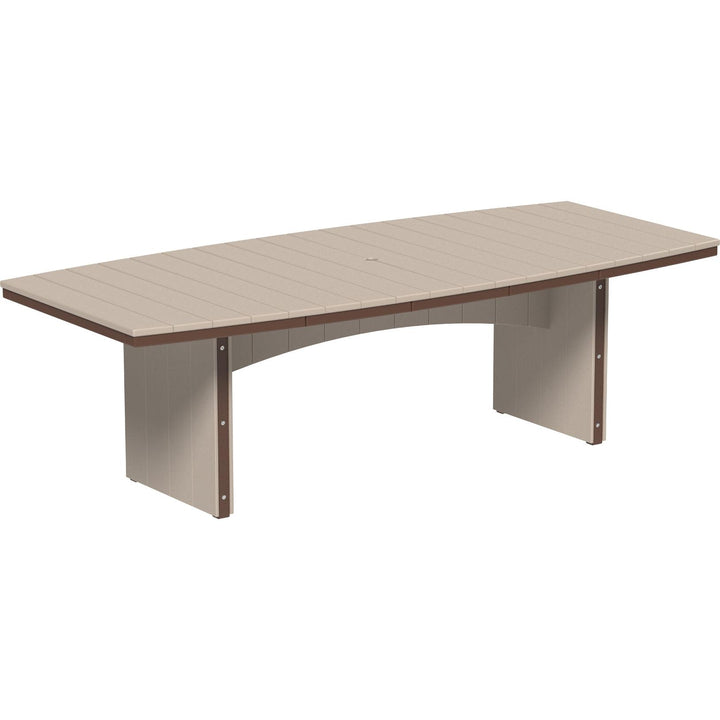 LCUDT48ODG-LuxCraft-Urban Oval Dining Table (48" x 96")-Dining-Green-Pangaea Patio