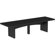 LCUDT310RDBK-LuxCraft-Urban Rectangular Dining Table (36" x 120")-Dining-Black-Pangaea Patio