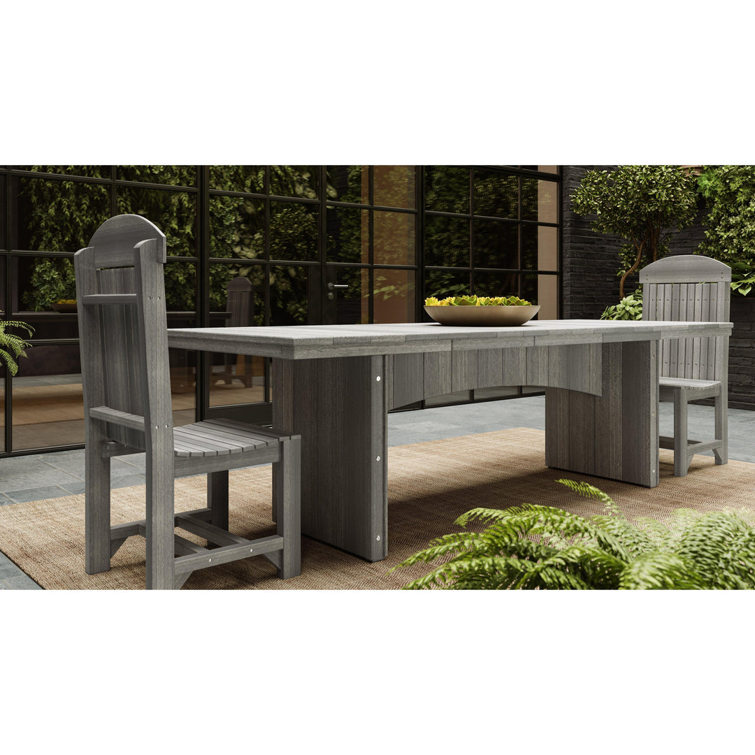 -LuxCraft-Urban Rectangular Dining Table (36" x 96")-Pangaea Patio