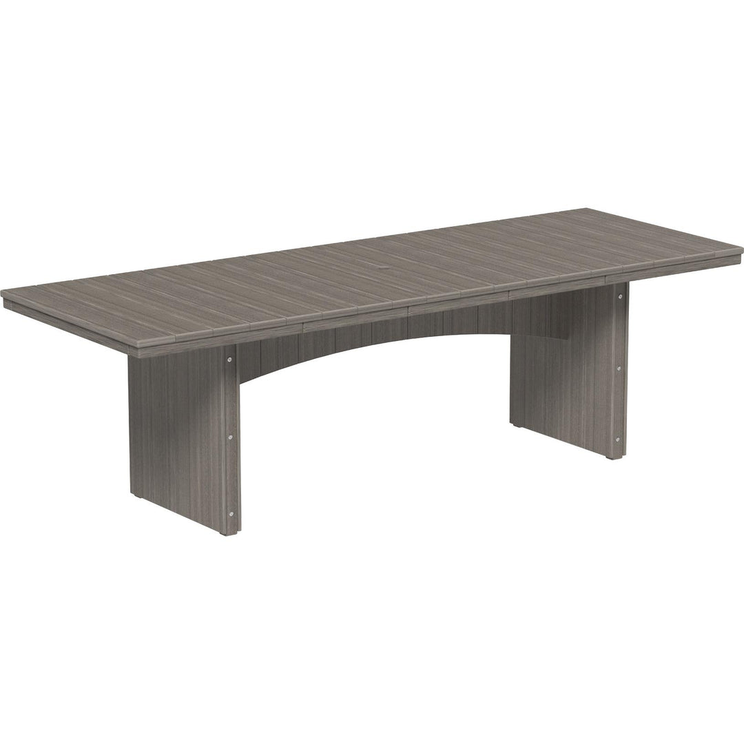 LCUDT38RDBIW-LuxCraft-Urban Rectangular Dining Table (36" x 96")-Dining-Birch White-Pangaea Patio