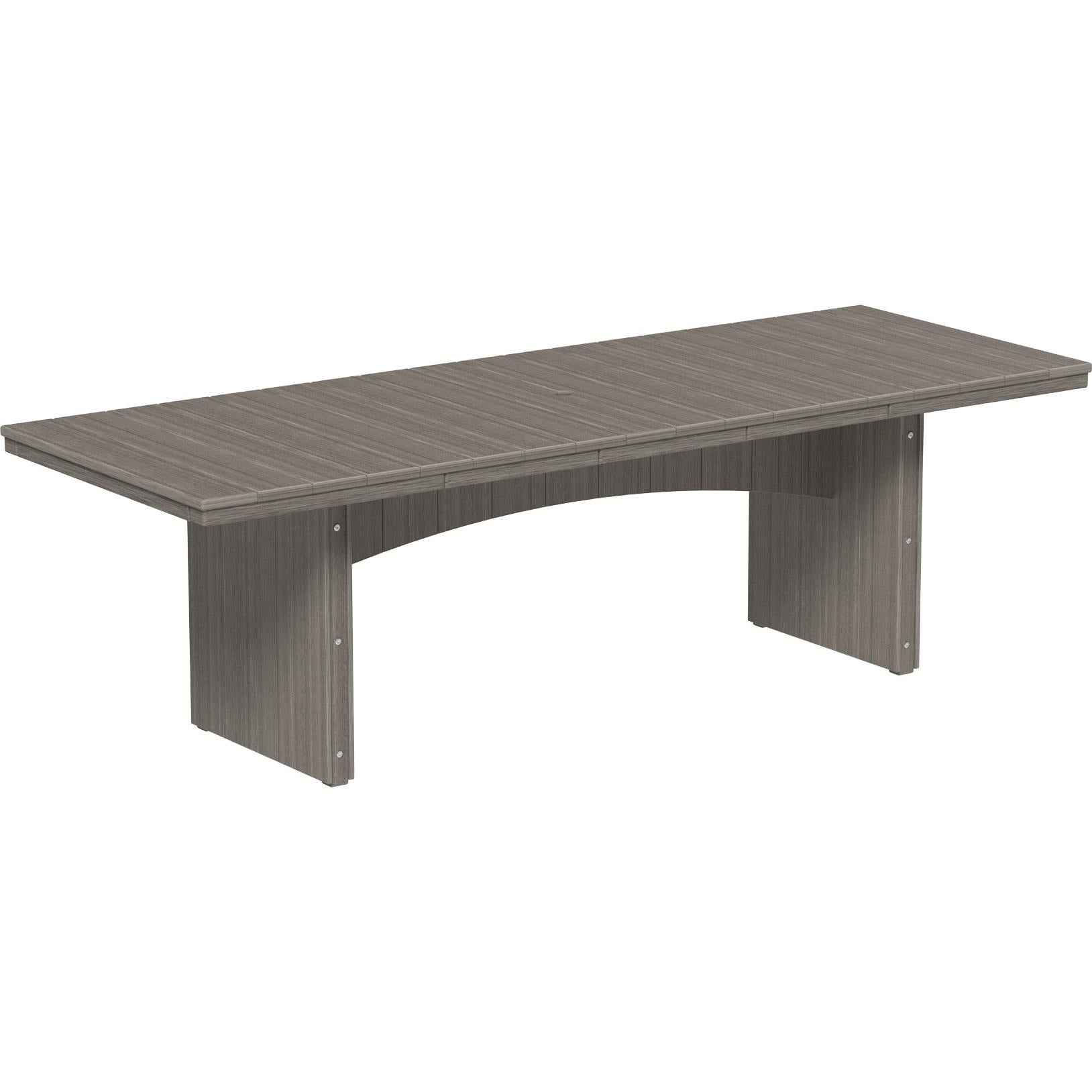 LCUDT38RDBIW-LuxCraft-Urban Rectangular Dining Table (36" x 96")-Dining-Birch White-Pangaea Patio
