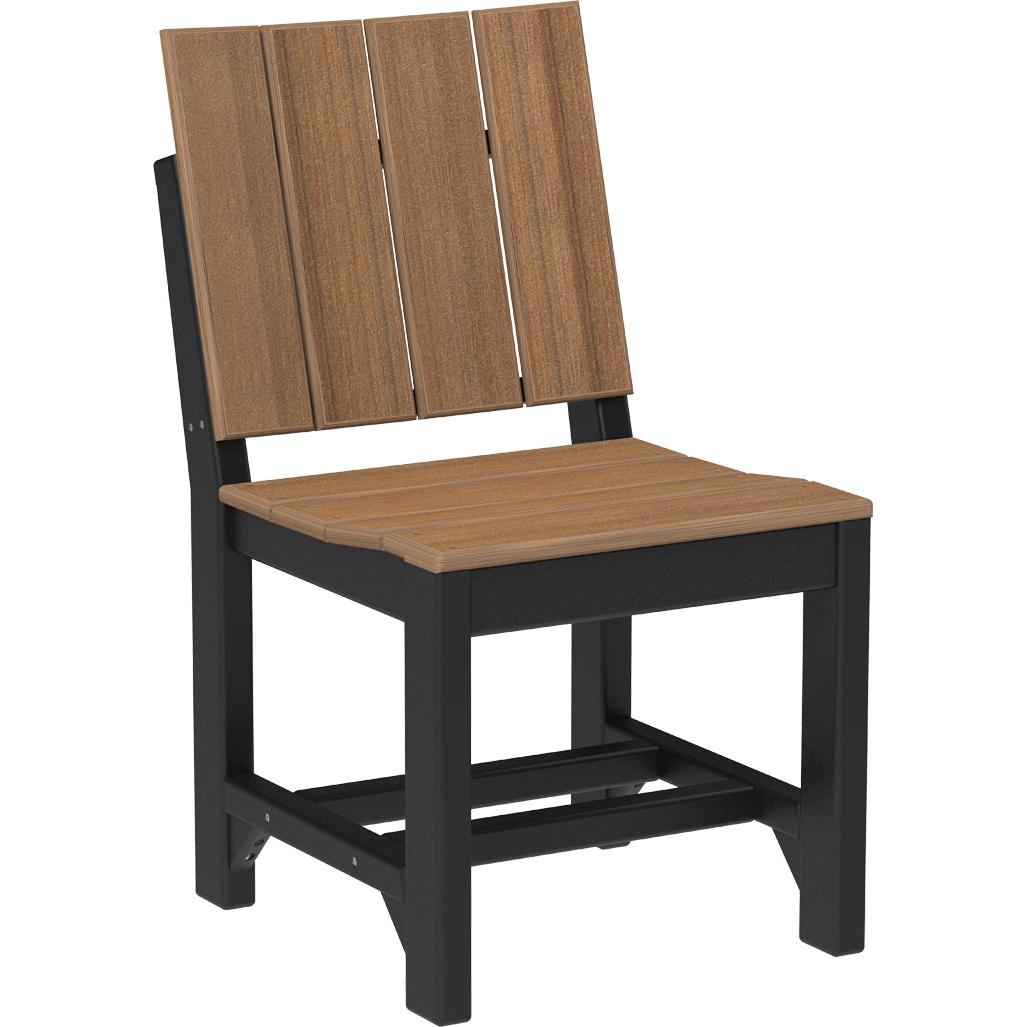 LCUSCDAMB-LuxCraft-Urban Side Chair-Dining-Antique Mahogany Black-Pangaea Patio