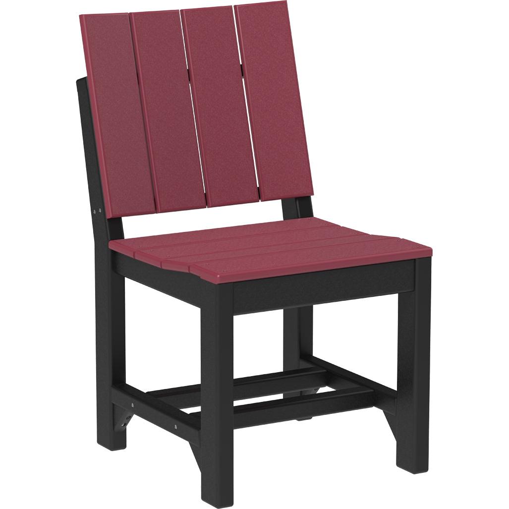 LCUSCDCHB-LuxCraft-Urban Side Chair-Dining-Cherrywood Black-Pangaea Patio