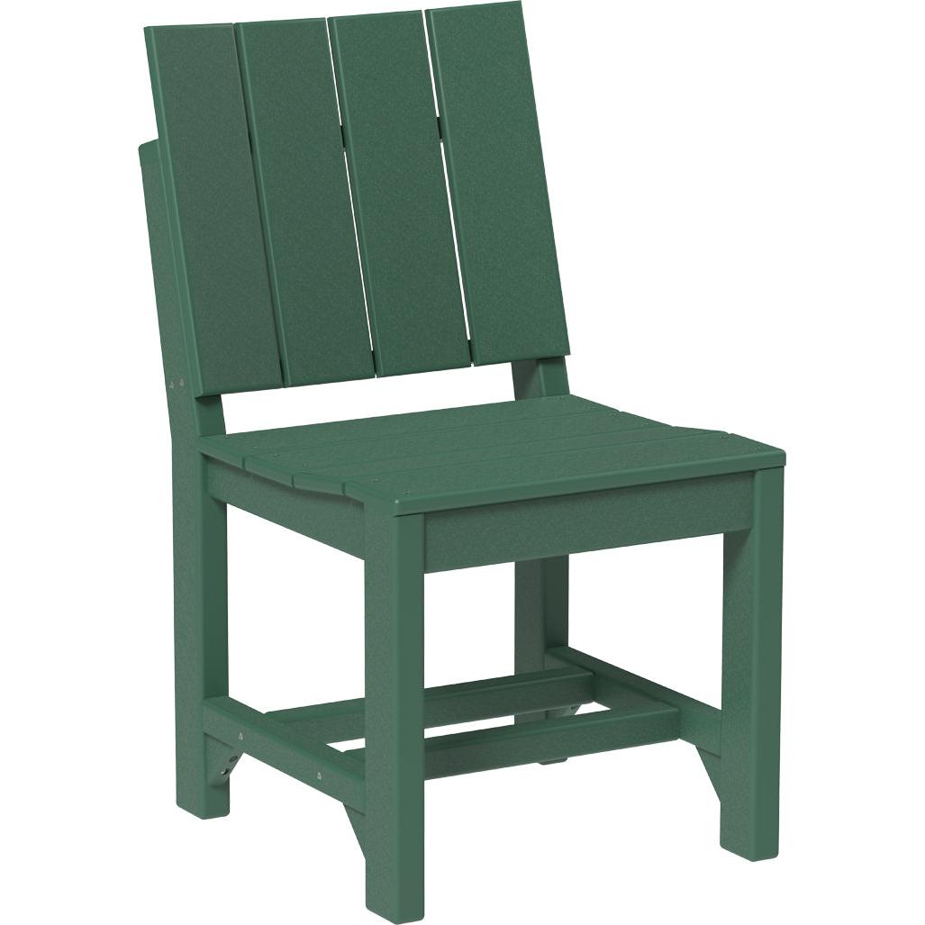 LCUSCDG-LuxCraft-Urban Side Chair-Dining-Green-Pangaea Patio