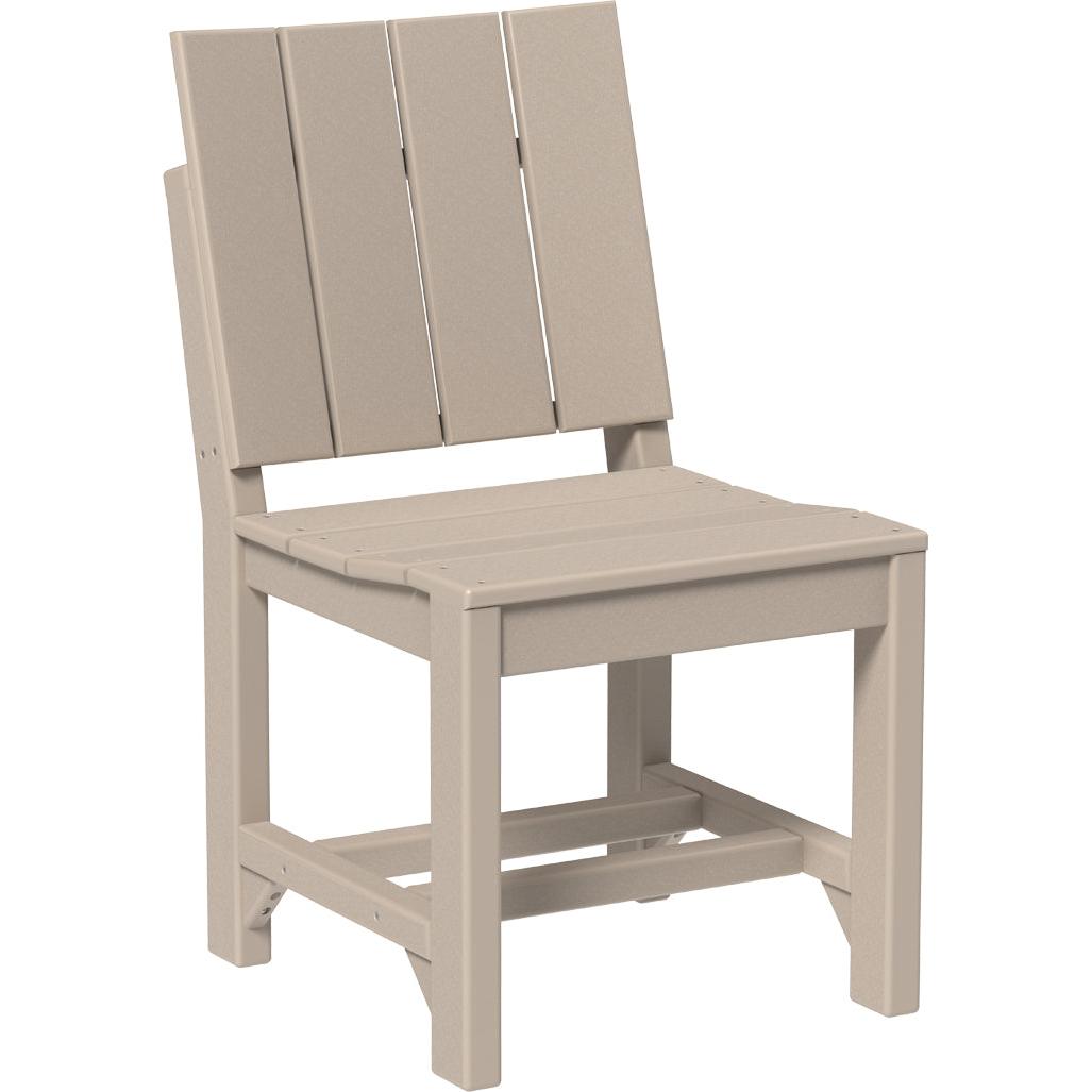 LCUSCDWW-LuxCraft-Urban Side Chair-Dining-Weatherwood-Pangaea Patio