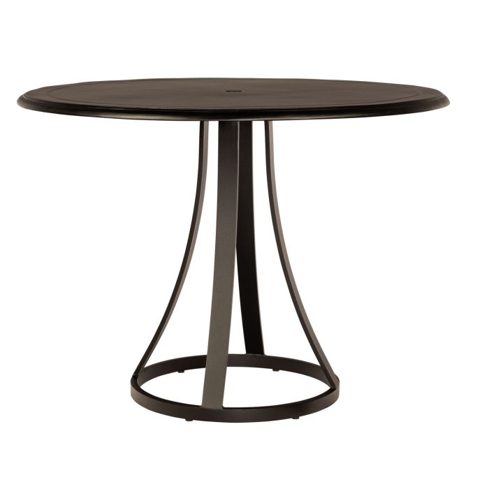 48" Solid Cast Mainstreet Round Counter Height Umbrella Table