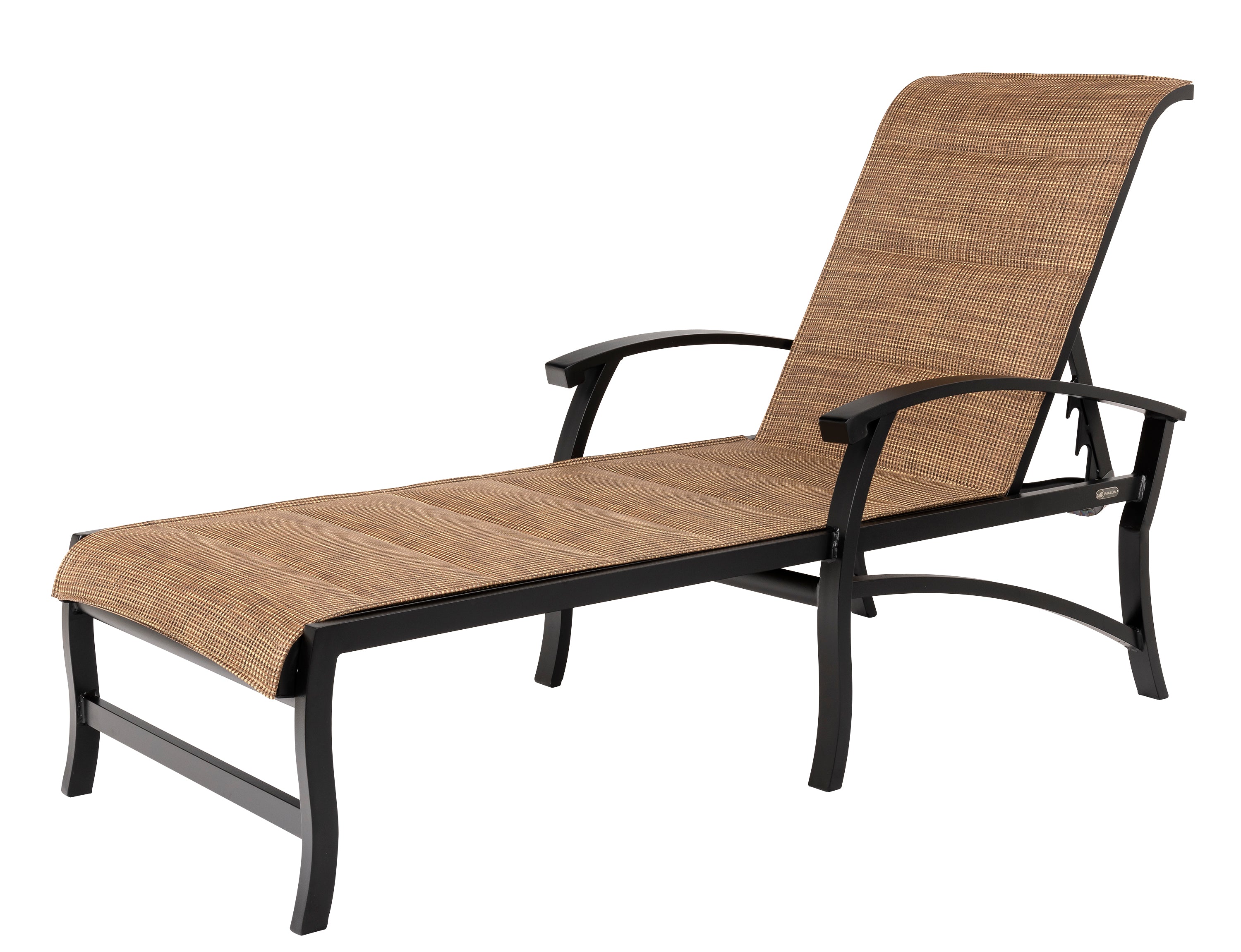 MGT-317-Mallin-Georgetown Padded Sling Chaise Lounge-Pangaea Patio