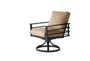MSO-460-Mallin-Sarasota Swivel Rocking Dining Chair-Pangaea Patio