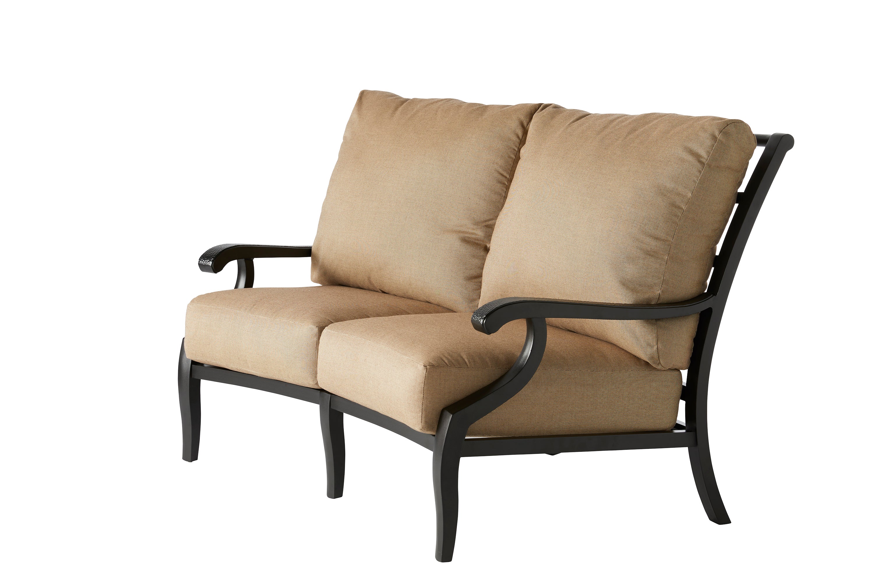 MTX-892-Mallin-Turin Crescent Loveseat-Pangaea Patio