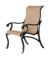 MVO-120-Mallin-Volare Sling Dining Arm Chair-Pangaea Patio