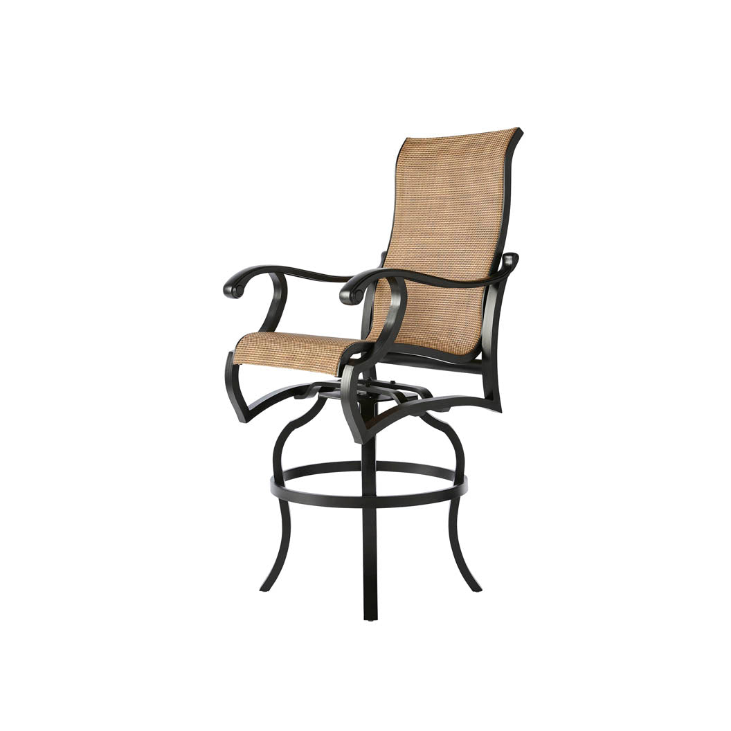 MVO-170-Mallin-Volare Sling Swivel Bar Stool-Pangaea Patio