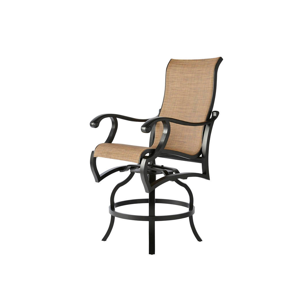 MVO-170S-Mallin-Volare Sling Swivel Counter Stool-Pangaea Patio