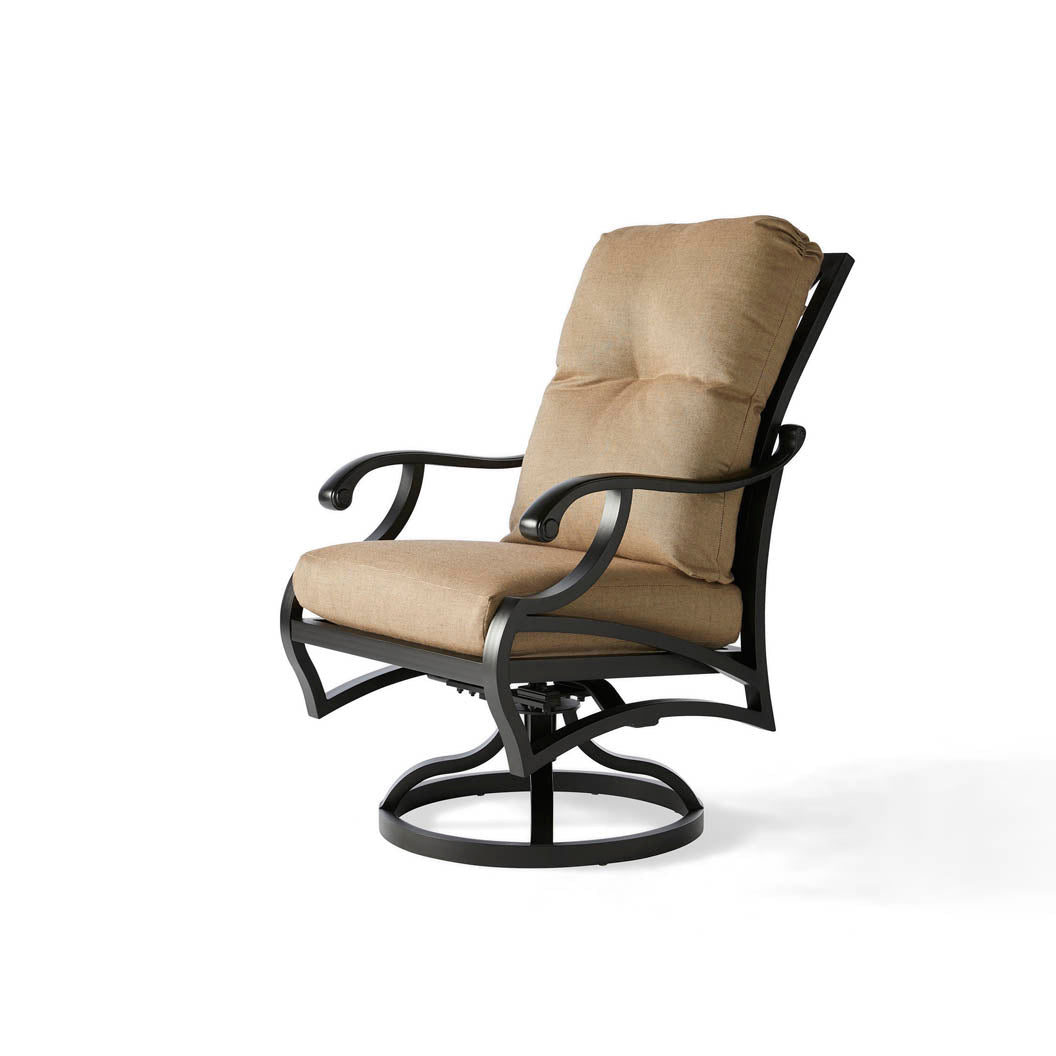 MVO-860-Mallin-Volare Swivel Rocking Dining Arm Chair-Pangaea Patio