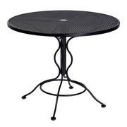 36" Iron Round Bistro Umbrella Table