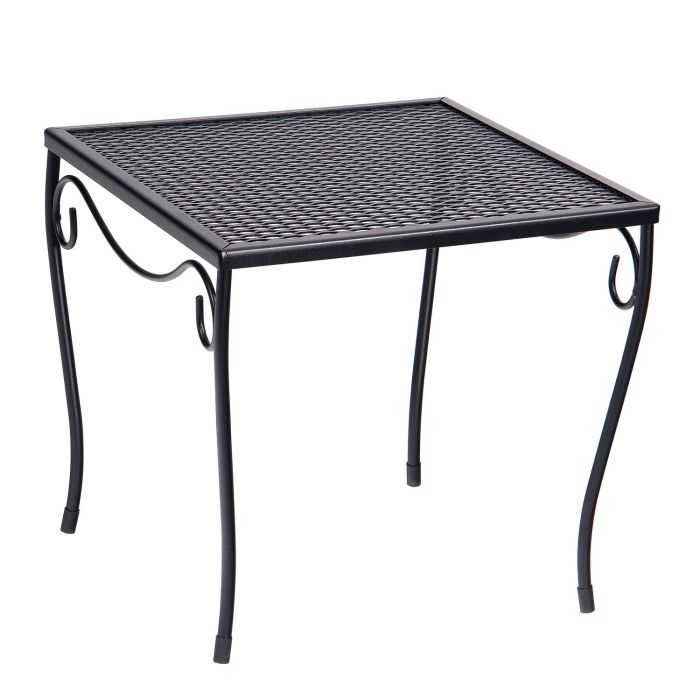 16" Iron Medium Square Side Table