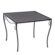 20" Iron Large Square Side Table